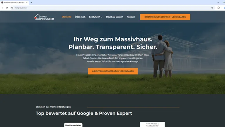 Screenshot FrankPreusser.de